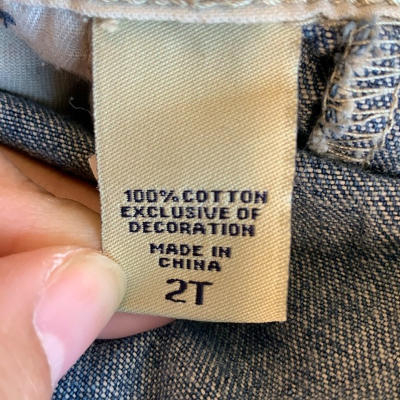 OshKosh 2T Denim Overalls - Picture 6 of 6